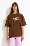 Coast Caller OS Tee Chocolate