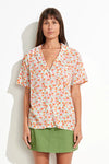 Primavera OS Shirt / White Floral