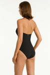 Drift Longline Halter One Piece / Black