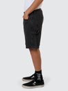 Slacker Denim Short / Ash Black