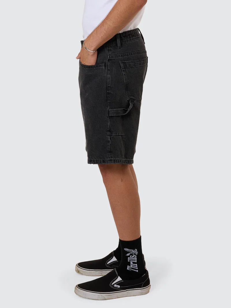 Slacker Denim Short / Ash Black