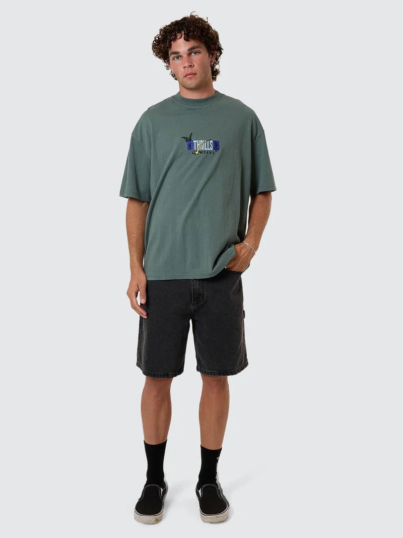 Slacker Denim Short / Ash Black