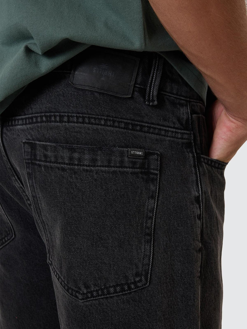 Slacker Denim Short / Ash Black