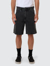 Slacker Denim Short / Ash Black