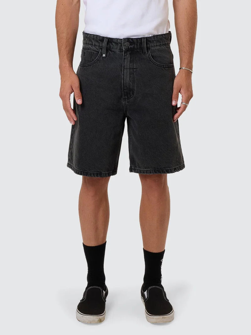 Slacker Denim Short / Ash Black