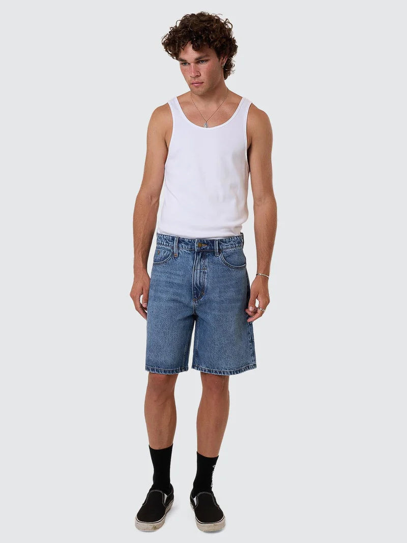 Slacker Denim Short / Stoned Blues