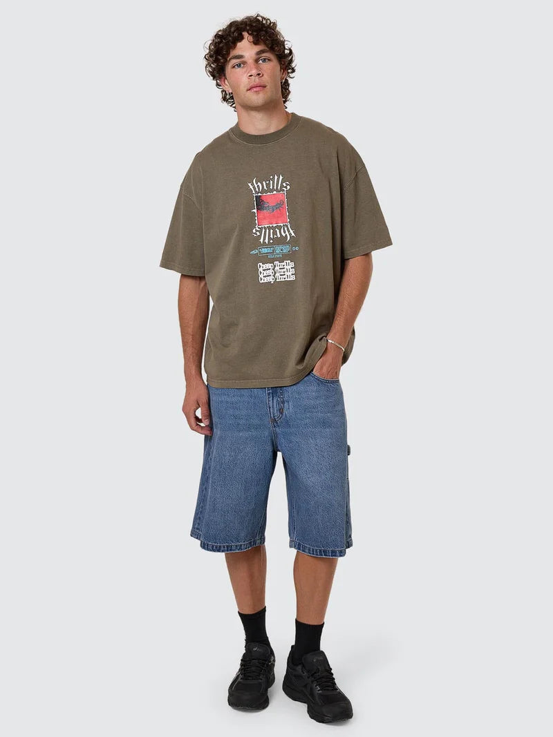 Cheap Thrills Box Fit Tee / Tarmac