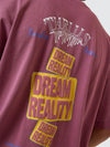 Reality Dreams Box Fit Tee / Delta Berry