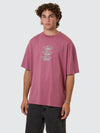 Reality Dreams Box Fit Tee / Delta Berry
