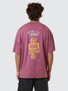 Reality Dreams Box Fit Tee / Delta Berry