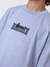 Pit Stop Oversize Tee / Cornflower Blue
