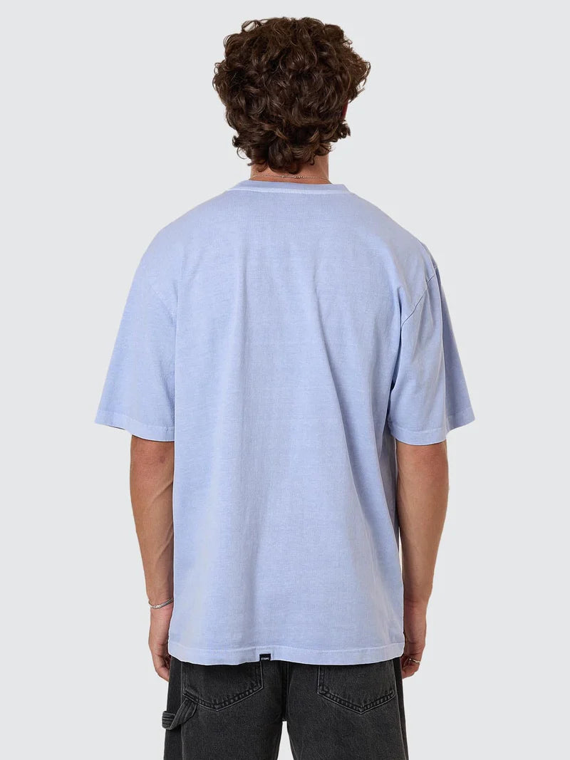 Pit Stop Oversize Tee / Cornflower Blue