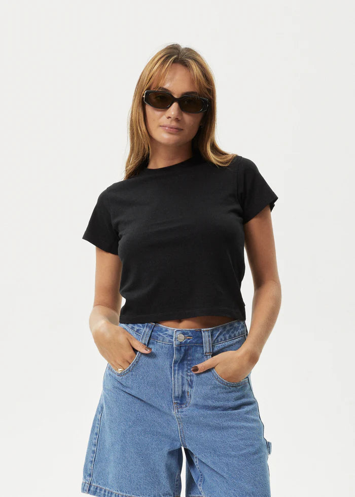 Carmen Hemp Baby T-shirt / Black