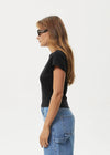 Carmen Hemp Baby T-shirt / Black