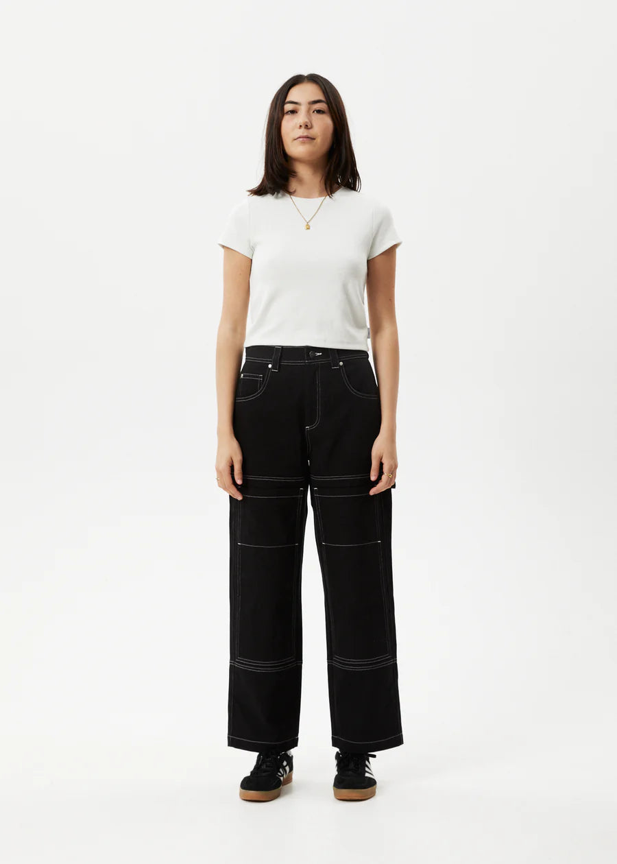 Moss - Carpenter Pants - Washed Black