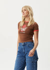 Technology Ringer Baby Tee / Toffee