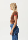 Technology Ringer Baby Tee / Toffee