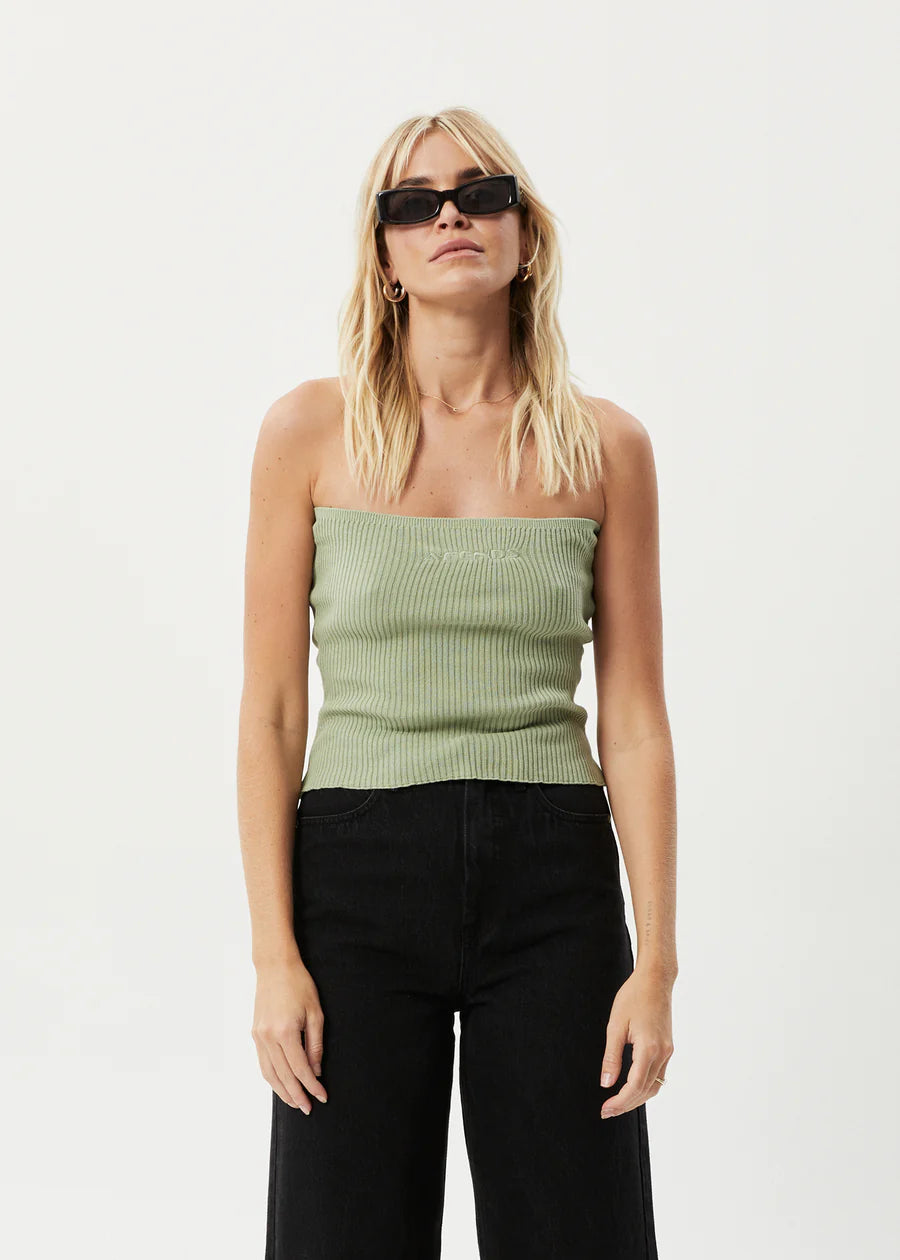 Weekend Knit Tube Top / Eucalyptus