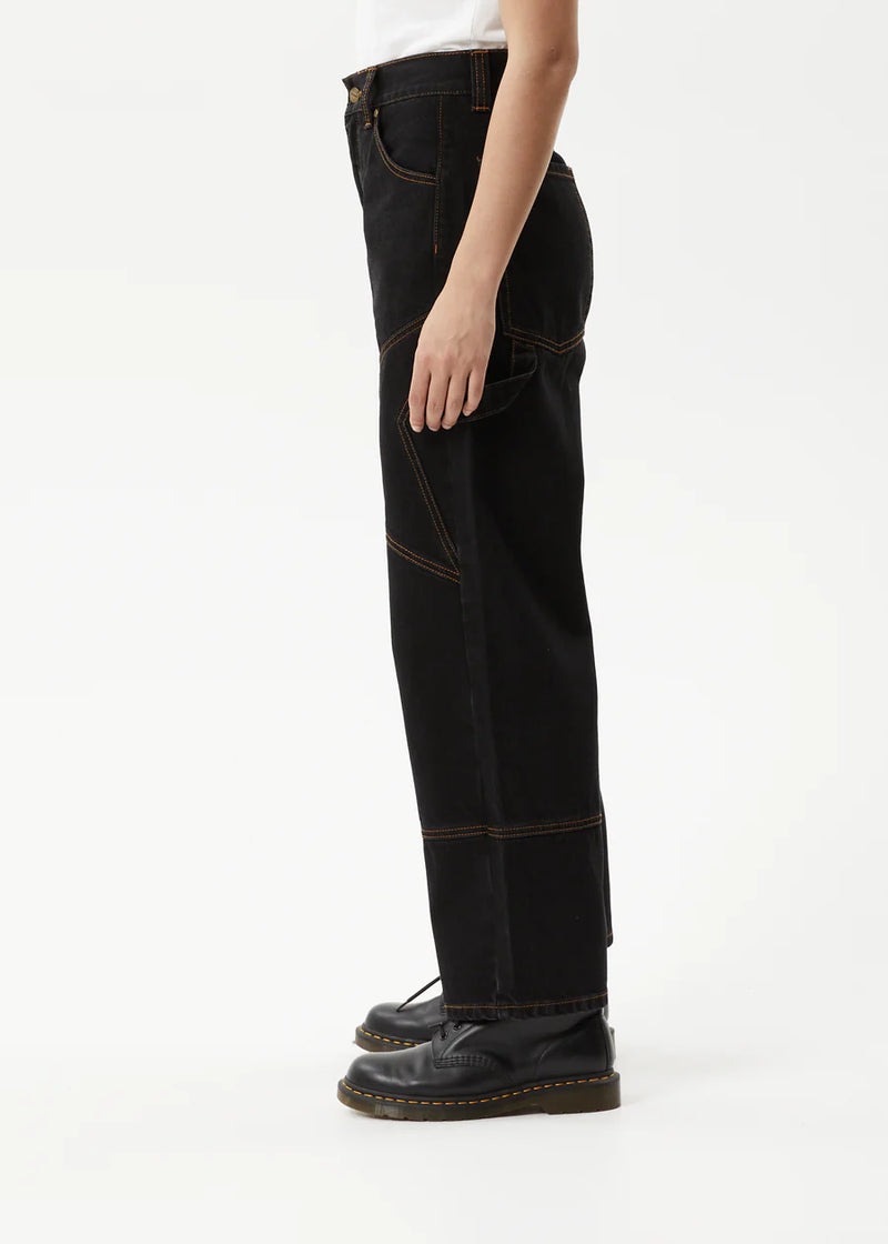 Estrella Organic Denim Wide Leg Jean / Black