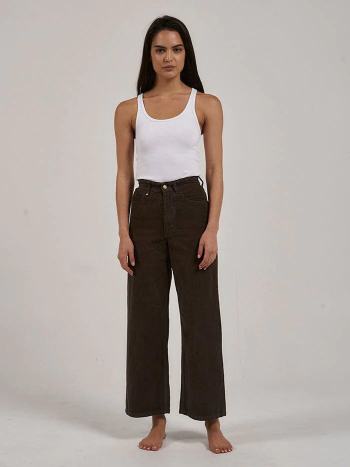 Holly Cord Pant / Tarmac