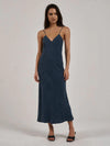 Chelsea Full Length Slip Dress / New Teal