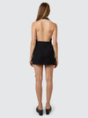 Skye Halter Mini Dress / Black
