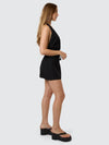 Skye Halter Mini Dress / Black