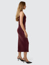 Kathleen Slip Dress / Mahogany