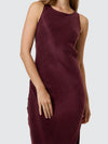 Kathleen Slip Dress / Mahogany