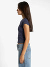 Turn Around Cap Sleeve Tee / Station Navy