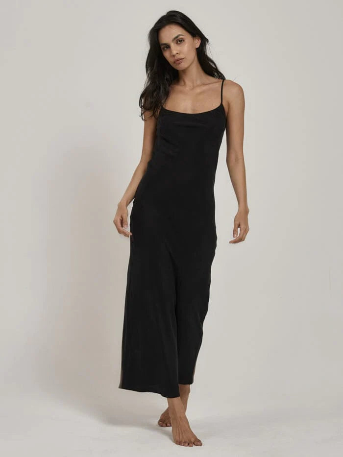 Naomi Slip Dress / Black