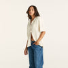 Runaways Crochet Shirt / Sand Dunes