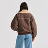 Carrie Bomber Jacket / Washed Brown