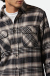 Bowery Flannel / Black Charcoal Beige
