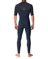HyperFreak 2mm Short Arm Steamer Chest Zip Wetsuit - Carbon