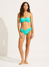 Twist Band Mini Hipster Pant / Aquatic Blue