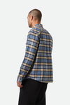 Bowery Flannel / Azure Blue / Washed Navy Sand