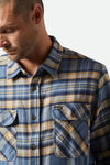 Bowery Flannel / Azure Blue / Washed Navy Sand