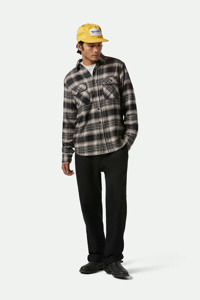 Bowery Flannel / Black Charcoal Beige