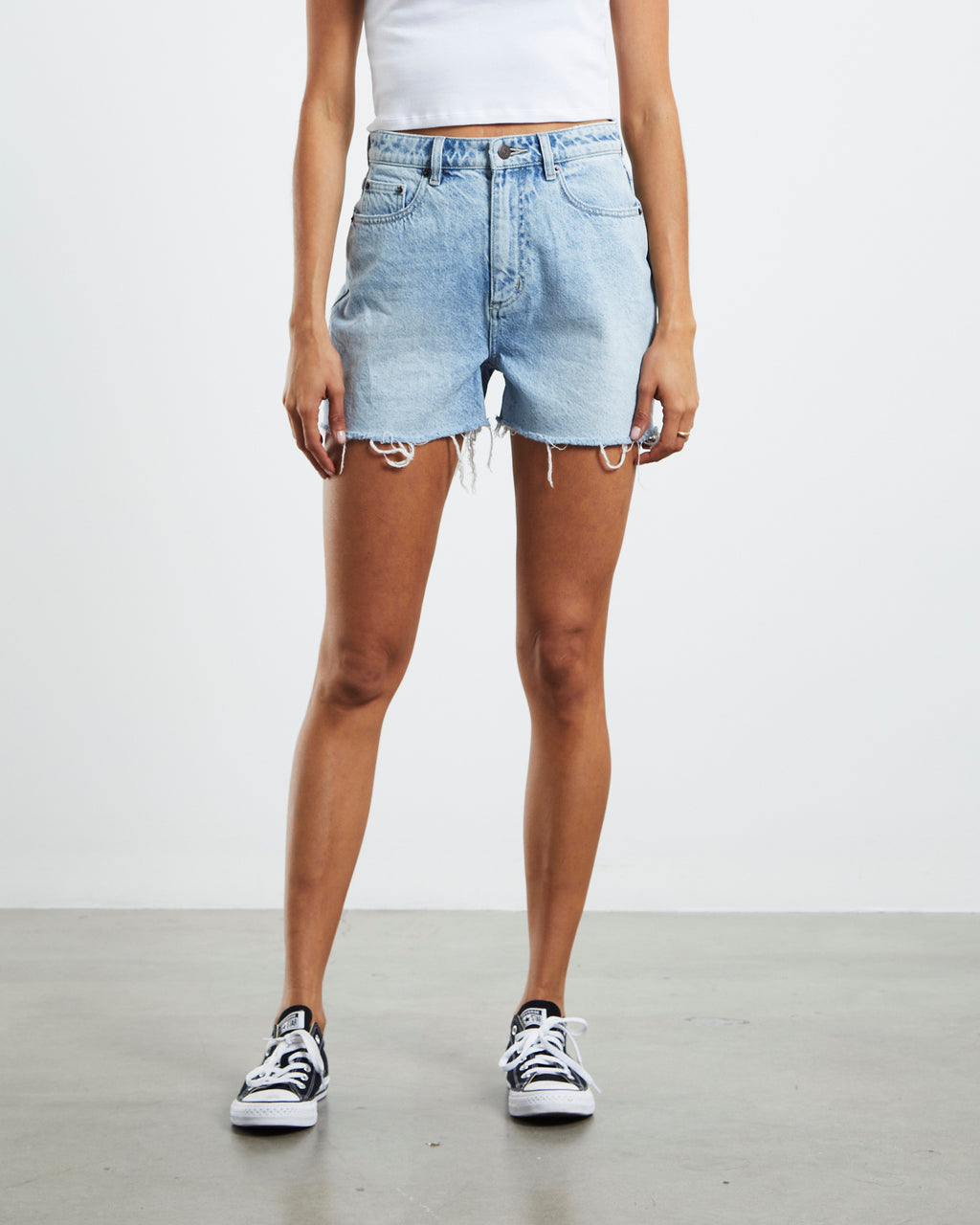 High Relaxed Short / Snapshot Blue