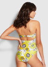 Ring Front One Piece / Wild Lime