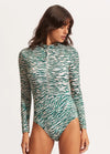 Zip Front Surf Suit / Evergreen / Wild At Heart