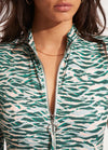 Zip Front Surf Suit / Evergreen / Wild At Heart