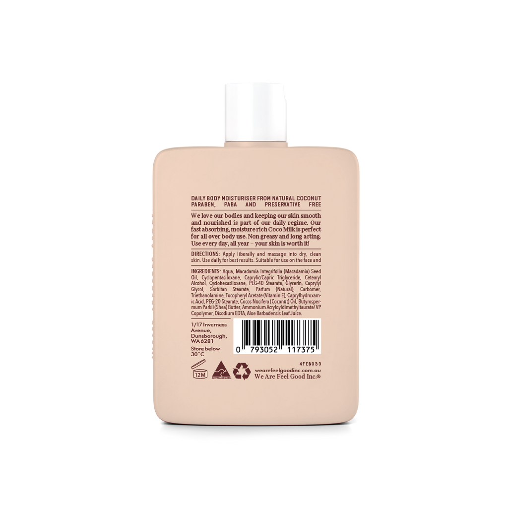 Coco Milk Moisturiser 200ml - AKWA SURF
