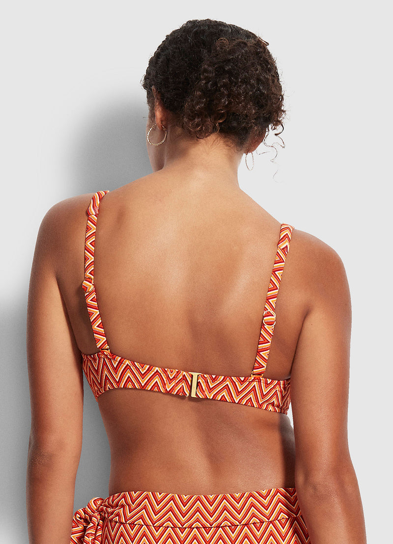 Cleo DD Fixed Tri Bra / Chilli Red