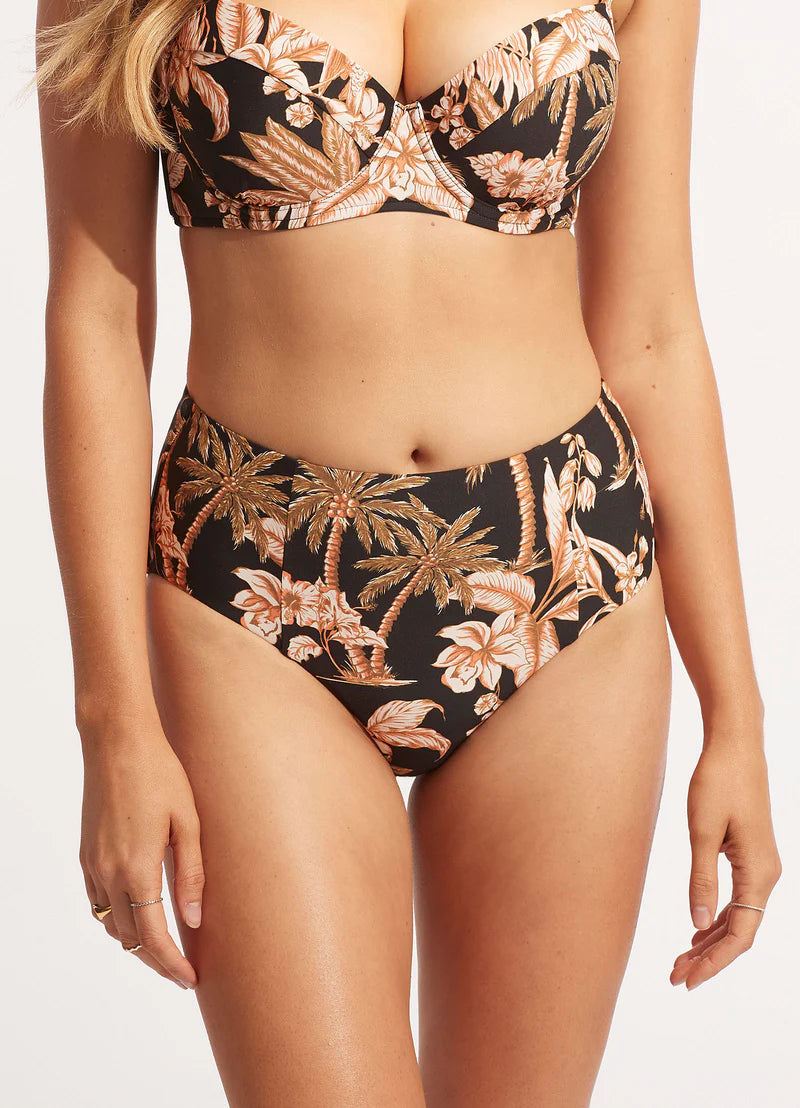 High Waisted Pant / Black / Castaway