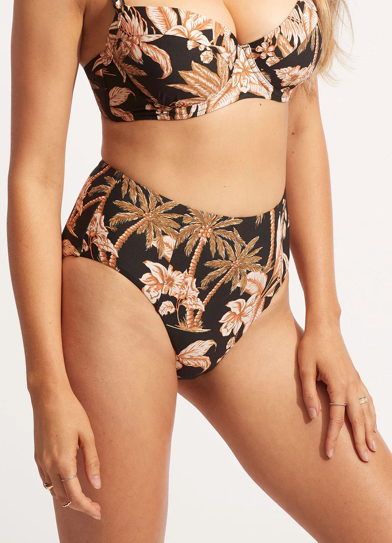 High Waisted Pant / Black / Castaway