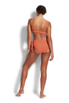 Cleo Pant with Side Tie / Chilli Red