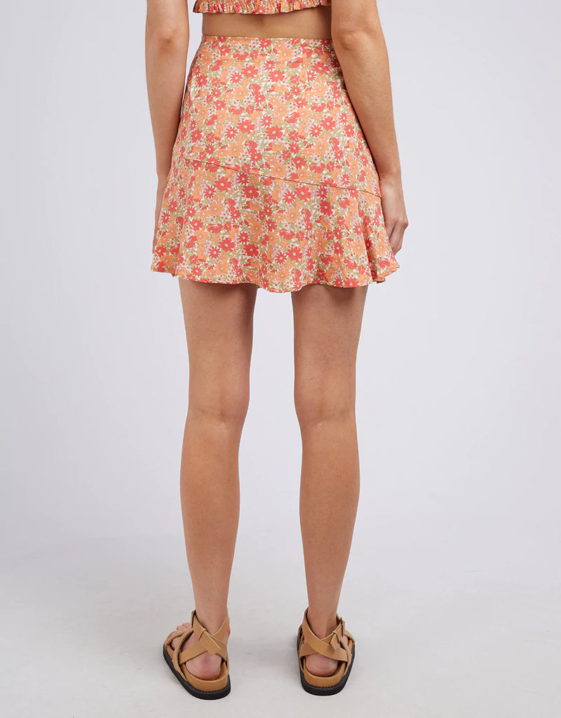 Ruby Floral Mini Skirt / Print