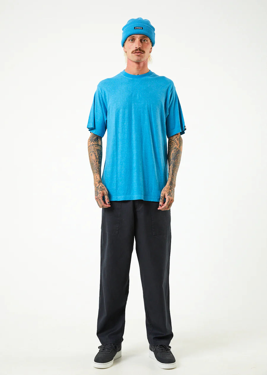 Classic Hemp Retro T-Shirt / Dark Teal